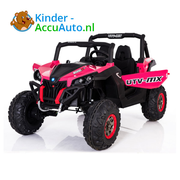 Beach-Buggy-Roze-Kinderauto-1 Beach Buggy Roze Kinderauto 4x4 AWD 1