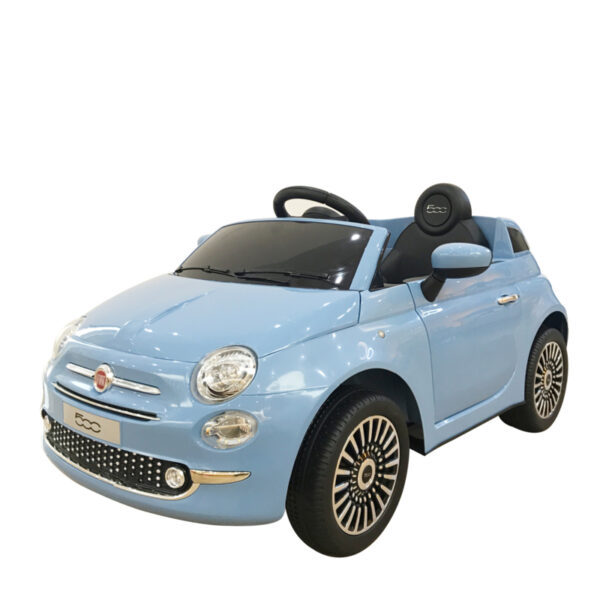 Fiat 500 Blauw Kinderauto 5