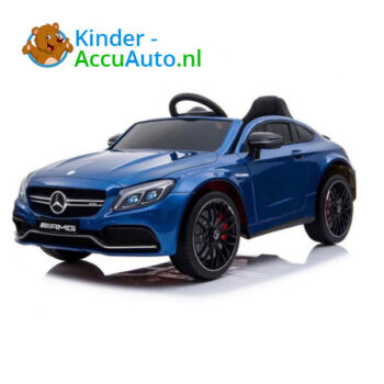 Mercedes C63 S Coupé Kinderauto Blauw 1