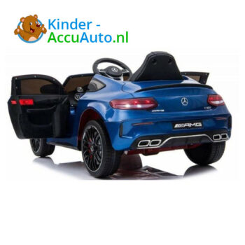 Mercedes C63 S Coupé Kinderauto Blauw 2