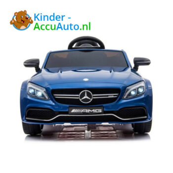 Mercedes C63 S Coupé Kinderauto Blauw 3
