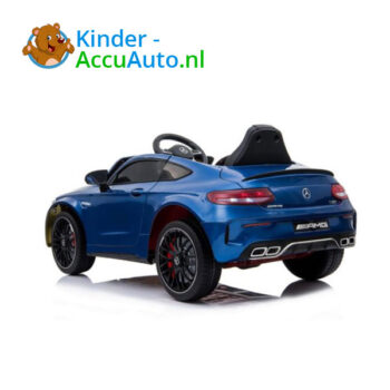 Mercedes C63 S Coupé Kinderauto Blauw 4