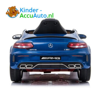Mercedes C63 S Coupé Kinderauto Blauw 5