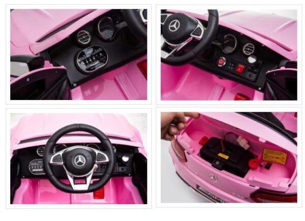 Mercedes C63 S Coupé Roze Kinderauto AMG 7