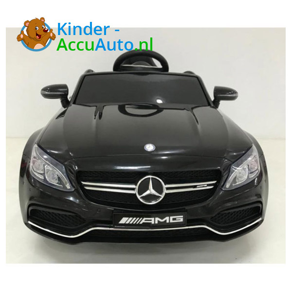 Elektrische-Kinderauto-Mercedes-C63-S-Zwart-1 Mercedes C63 S Coupé kinderauto zwart 1