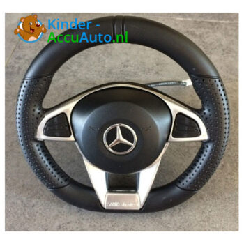 Mercedes GTR AMG kinderauto wit 2 persoons - Afbeelding 13