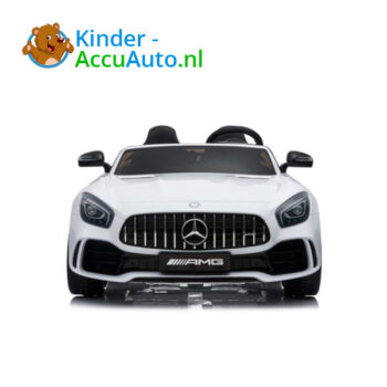 Mercedes GTR AMG kinderauto wit 2 persoons 2