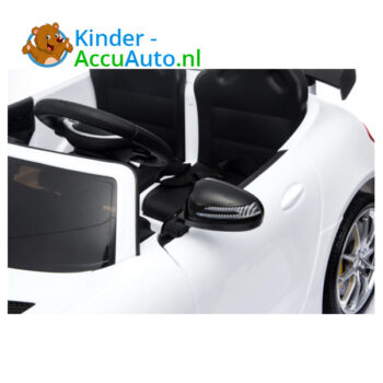 Mercedes GTR AMG kinderauto wit 2 persoons 7