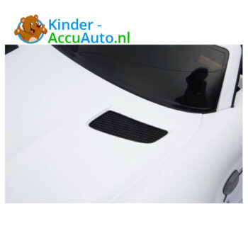 Mercedes GTR AMG kinderauto wit 2 persoons 9
