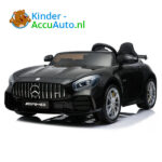 Mercedes GTR AMG kinderauto zwart 2 persoons 1