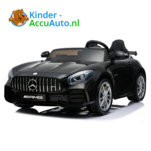 Mercedes GTR AMG kinderauto zwart 2 persoons 1