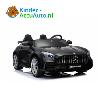 Mercedes GTR AMG kinderauto zwart 2 persoons 6