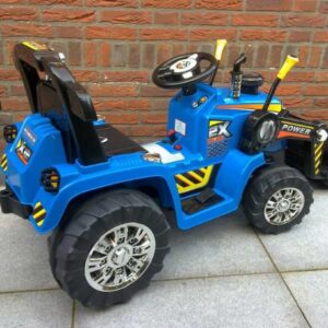 Tractor Blauw Kinderauto 2