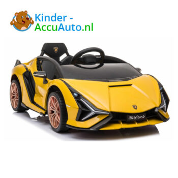 Lamborghini SIAN geel kinderauto 1