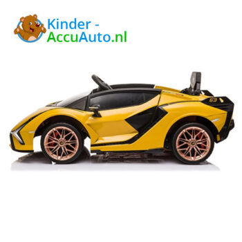 Lamborghini SIAN geel kinderauto 2