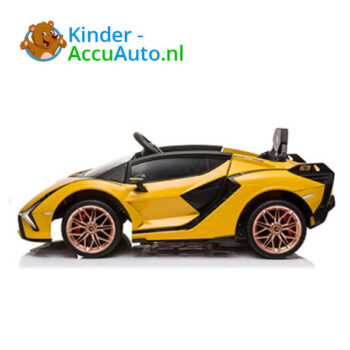 Lamborghini SIAN geel kinderauto 4