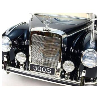 Mercedes 300S Metallic Zwart Kinderauto Oldtimer 10