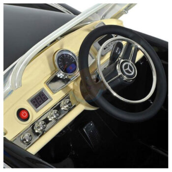 Mercedes 300S Metallic Zwart Kinderauto Oldtimer 9