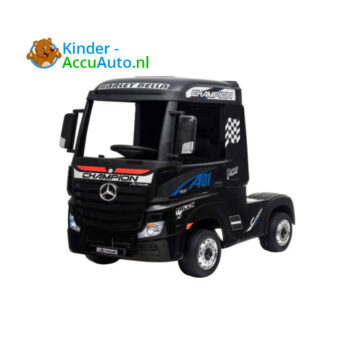Mercedes Acros zwart kinder vrachtwagen 4WD 3