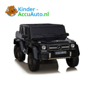 Mercedes G63 Zwart Kinderauto 6x6 2