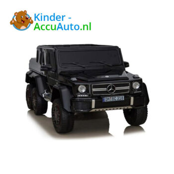 Mercedes G63 Zwart Kinderauto 6x6 2