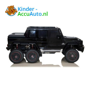 Mercedes G63 Zwart Kinderauto 6x6 4