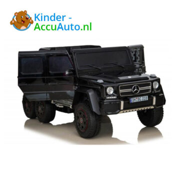 Mercedes G63 Zwart Kinderauto 6x6 7