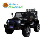 Monster Jeep Kinderauto Zwart 4x4 1