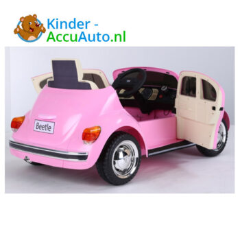 Volkswagen Beetle retro Roze Kinderauto 7