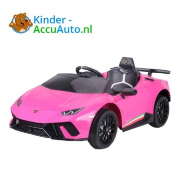 Lamborghini Huracán Roze Kinderauto 3