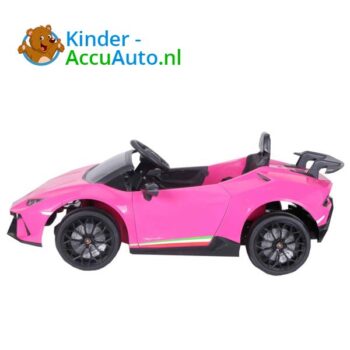 Lamborghini Huracán Roze Kinderauto 5