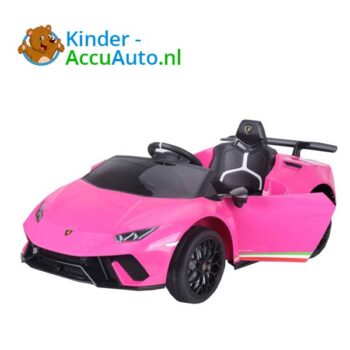 Lamborghini Huracán Roze Kinderauto 6