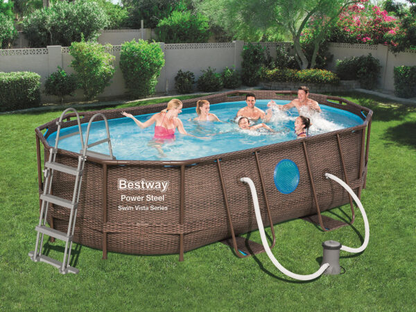 Bestway Power Steel Oval zwembad 427 x 250 x 100 cm 3