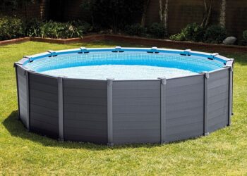 Intex Graphite Panel zwembad 478 x 124 cm 5