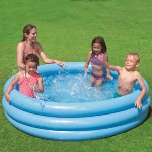 Blauw opblaasbaar zwembad 5