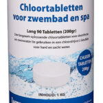Interline Chloortabletten - Long90 200gram/1kg 1