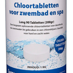 Interline Chloortabletten - Long90 200gram/1kg 1