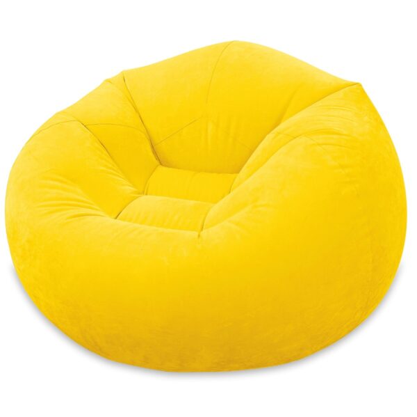 Intex Beanless Bag -  Comfortabele lounge stoel-Geel 1