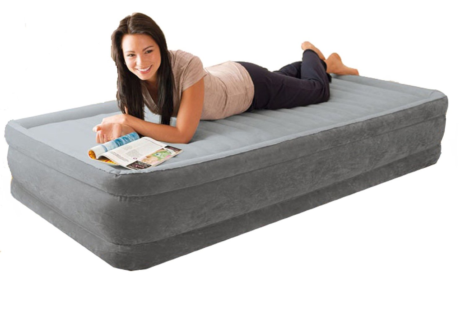 Intex-Comfort-Plush-luchtbed-eenpersoons Intex Comfort Plush luchtbed - eenpersoons 1