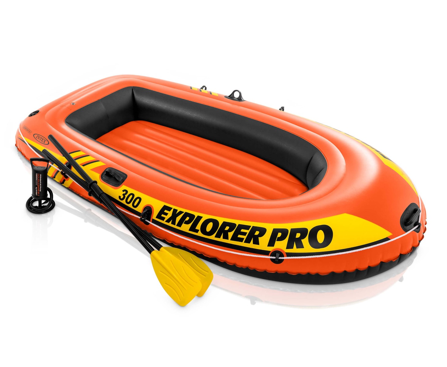 Intex-Explorer-Pro-300-Set-Met-peddels-en-pomp Intex Explorer Pro 300 Set - Mét peddels en pomp 1