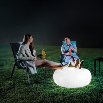Intex opblaasbare LED poef 5