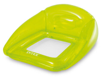 Intex transparante loungestoel-Groen 1