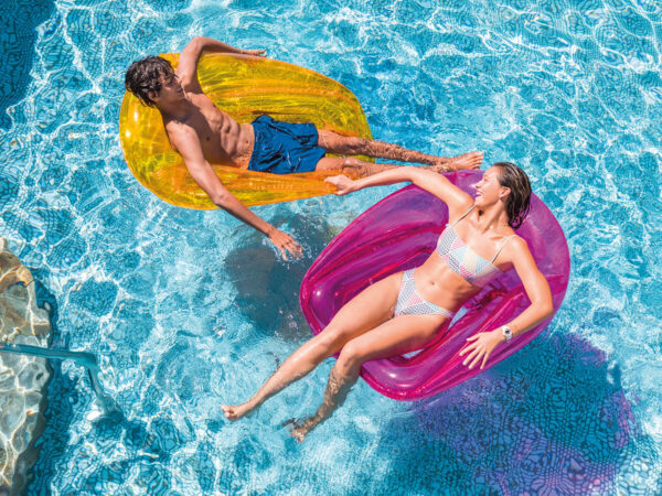 Intex transparante loungestoel-Roze 7