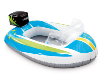 Intex zwembad kinderbootje-speedboot-blauw 1
