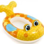 Intex zwembad kinderbootje-vis-geel 1