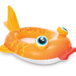 Intex zwembad kinderbootje-vis-geel 3