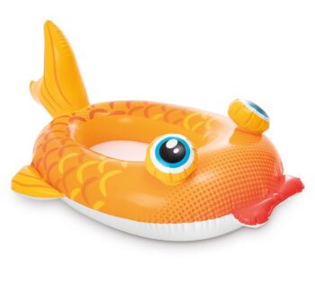 Intex zwembad kinderbootje-vis-geel 3