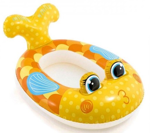 Intex-zwembad-kinderbootje-vis-geel Intex zwembad kinderbootje-vis-geel 1