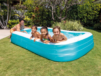 Opblaasbaar zwembad Family Pool - blauw 5