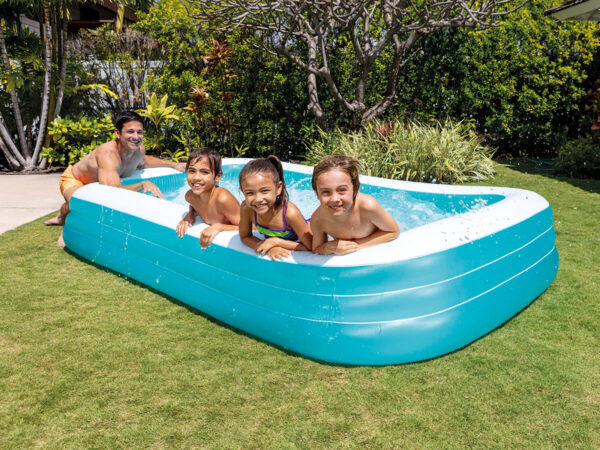 Opblaasbaar zwembad Family Pool - blauw 5